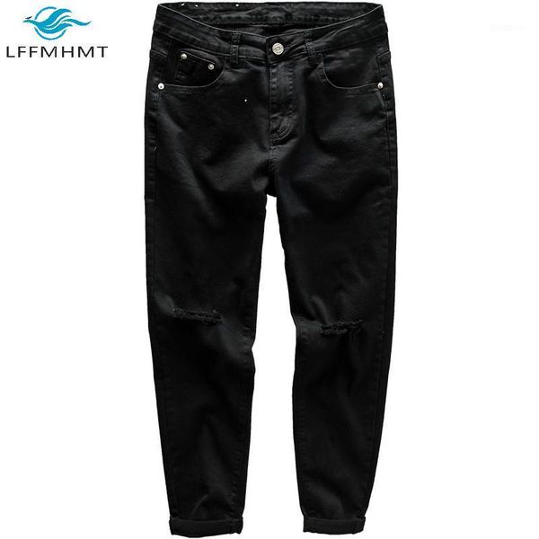 men autumn fashion cotton ankle length denim pants japan style vintage solid color ripped mid waist straight trouser black jeans1, Blue
men autumn fashion cotton ankle length denim pants japan style vintage solid color ripped mid waist straight trouser black jeans1, Blue