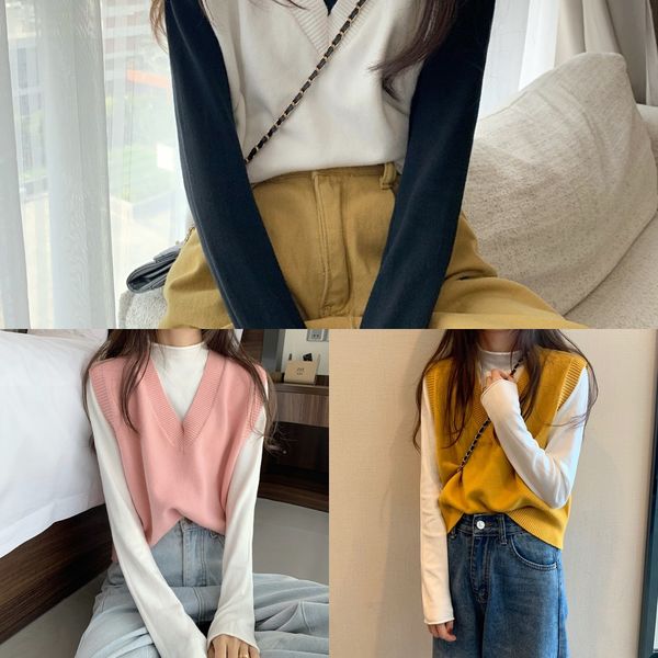 knitwear spring and autumn 2020 new thin women's sweater loose outerwear sweatercoat sweatervest overlay knitwear spring and autumn 202, White;black
knitwear spring and autumn 2020 new thin women's sweater loose outerwear sweatercoat sweatervest overlay knitwear spring and autumn 202, White;black