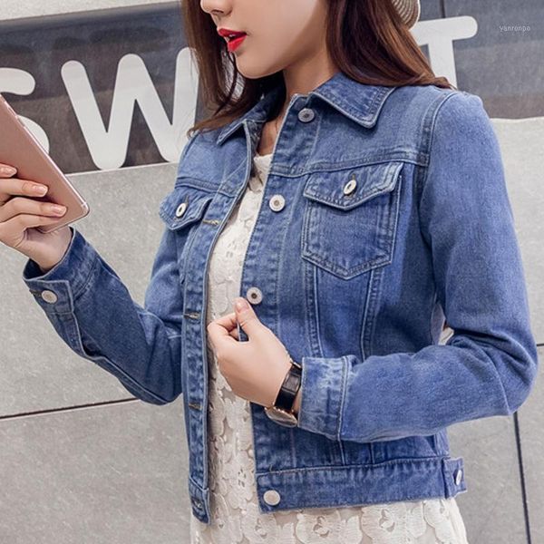 blue jackets women autumn 2020 women long sleeve jacket casual single breasted denim coats female clothing vintage jeans coat1, Black;brown
blue jackets women autumn 2020 women long sleeve jacket casual single breasted denim coats female clothing vintage jeans coat1, Black;brown