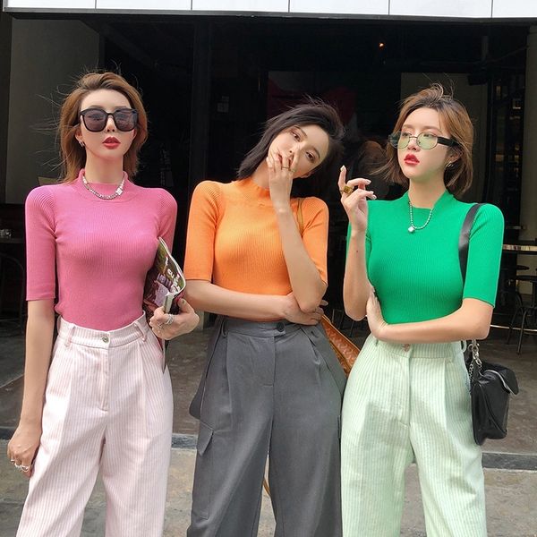 frfnf net slim bottoming women's spring and autumn 2020 new korean version coat of knitted red versatile show thin short sleeve olrff, White
frfnf net slim bottoming women's spring and autumn 2020 new korean version coat of knitted red versatile show thin short sleeve olrff, White