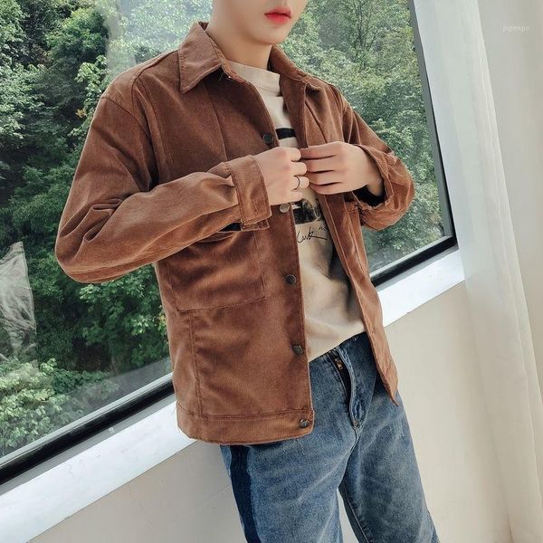 men's jackets 2021 spring and autumn youth men's solid color multi-pocket korean lapel jacket fashion casual m-3xl1, Black;brown
men's jackets 2021 spring and autumn youth men's solid color multi-pocket korean lapel jacket fashion casual m-3xl1, Black;brown