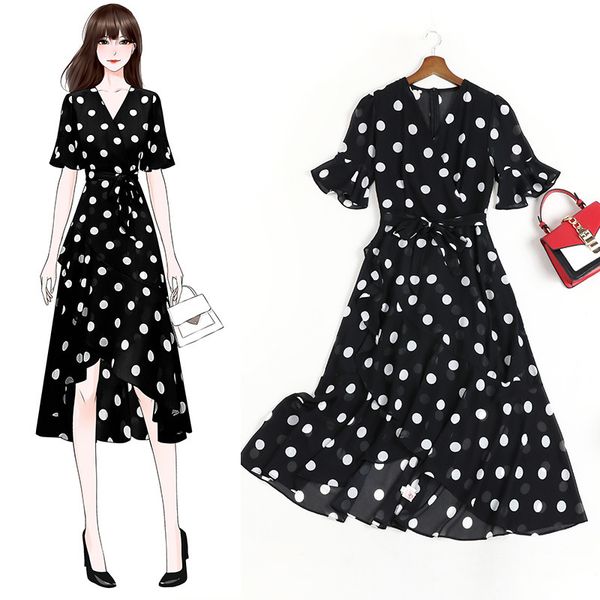 chiffon plus size 6l long for women 2021 woman summer new thin style length dress 11023 5iy9, Black;gray
chiffon plus size 6l long for women 2021 woman summer new thin style length dress 11023 5iy9, Black;gray