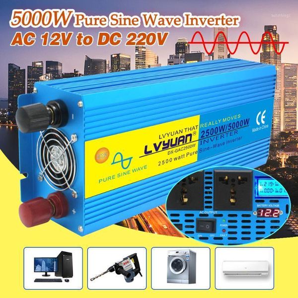 5000watts dc12v/24vto ac 220v or 110v dual lcd display pure sine wave power inverter us/universal plug home/outing inverte1
5000watts dc12v/24vto ac 220v or 110v dual lcd display pure sine wave power inverter us/universal plug home/outing inverte1