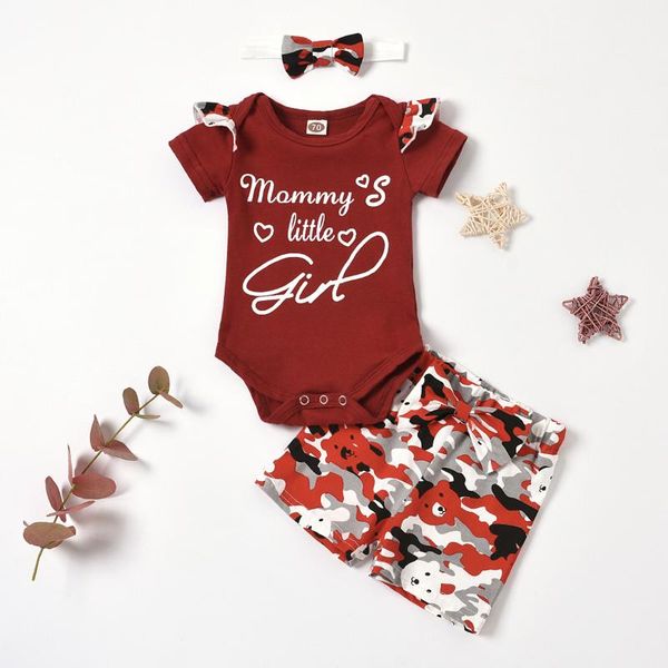 newborn infant baby sets cotton soft o-neck girls letter print new romper aesthetics short sleeve camouflage shorts outfits set, White
newborn infant baby sets cotton soft o-neck girls letter print new romper aesthetics short sleeve camouflage shorts outfits set, White