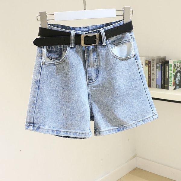 2021 new blue woman denim shorts summer girl streetwear leg high waist plus size 2xl breeches with belt 20mz, White;black
2021 new blue woman denim shorts summer girl streetwear leg high waist plus size 2xl breeches with belt 20mz, White;black