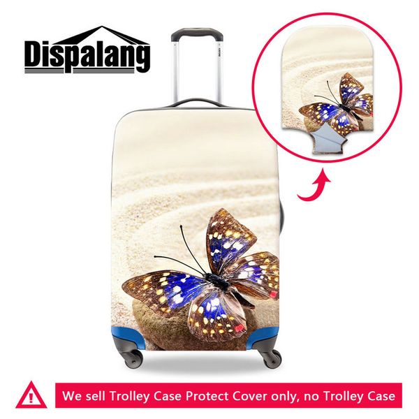 

Animal Butterfly Printing Polyester Suitcases Protective Cover Bag For Men Trolley Case Protect Covers For The Young Boys Girls Travel, 1-s (fit 18-22 inch case)