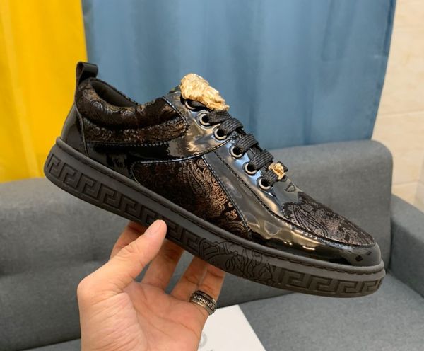 casual designer real leather new arrival women men casual comfort british fashion shoes patent leather shoes for lady color #1 08, Black
casual designer real leather new arrival women men casual comfort british fashion shoes patent leather shoes for lady color #1 08, Black