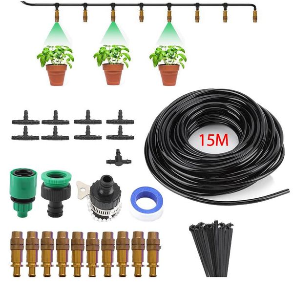 15m diy garden watering system matic drip irrigation system kit gardening tools and equipment water hose spraye wmtifp
15m diy garden watering system matic drip irrigation system kit gardening tools and equipment water hose spraye wmtifp