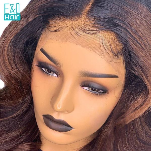 lace wigs 180% front human hair for women pre plucked brazilian remy body wave ombre brown part wig bleached knots, Black;brown
lace wigs 180% front human hair for women pre plucked brazilian remy body wave ombre brown part wig bleached knots, Black;brown
