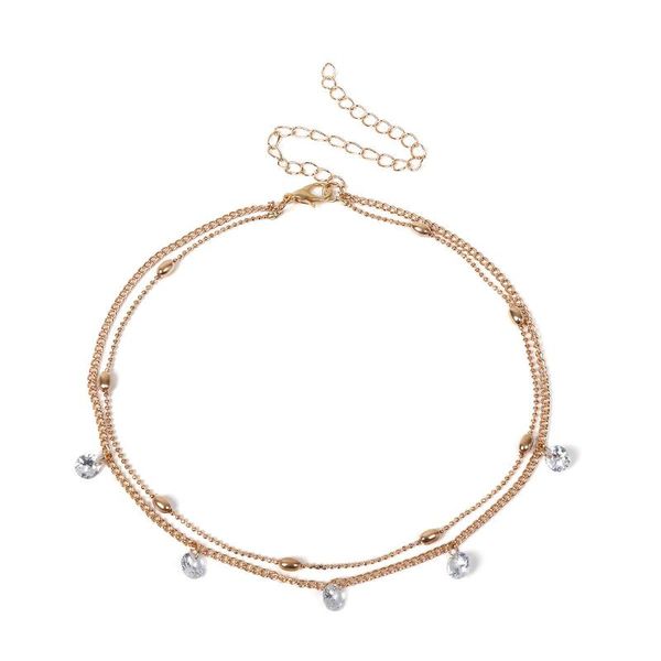 chokers summer accessories jewelry fashion clavicle zircon necklace metal multi-layer pendant gold chocker, Golden;silver
chokers summer accessories jewelry fashion clavicle zircon necklace metal multi-layer pendant gold chocker, Golden;silver