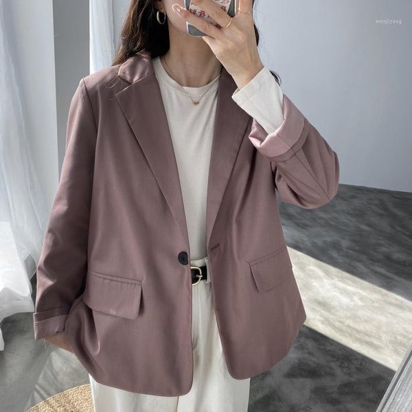 casual women blazer jackets spring single-breasted button solid black coat notched female retro office lady suit jacket feminino1, White;black
casual women blazer jackets spring single-breasted button solid black coat notched female retro office lady suit jacket feminino1, White;black