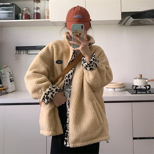 faux fur coat leopard double-sided faux fur jacket warm thick fashion loose ladies coat winter jacket women teddy1, Black
faux fur coat leopard double-sided faux fur jacket warm thick fashion loose ladies coat winter jacket women teddy1, Black