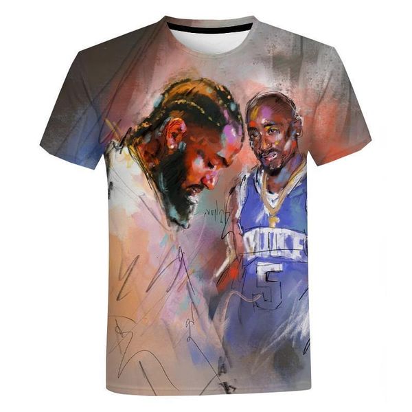 2pac & nipsey hussle 3d print t shirt men women summer fashion casual t-shirt rapper tupac streetwear hip hop t shirt tee, White;black
2pac & nipsey hussle 3d print t shirt men women summer fashion casual t-shirt rapper tupac streetwear hip hop t shirt tee, White;black
