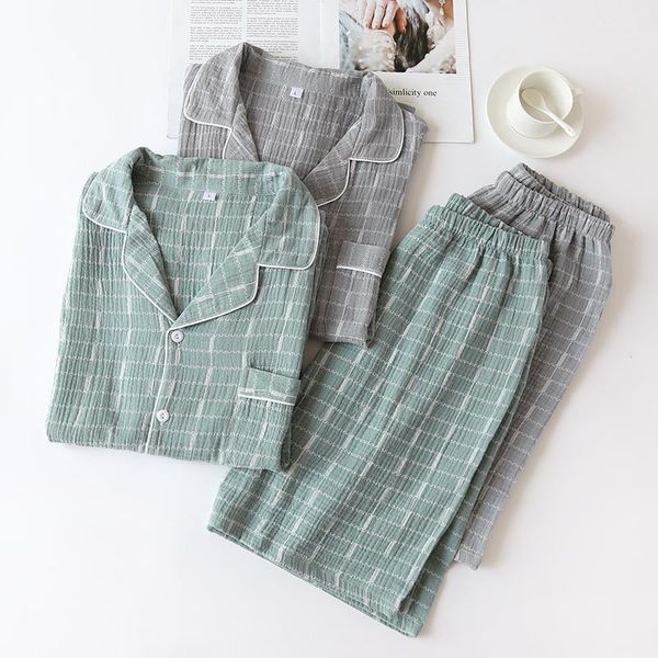 summer cotton crepe pajamas mens thin short-sleeved shorts leisure suits double-layer gauze loose pyjamas men 2 piece set pijama1, Black;brown
summer cotton crepe pajamas mens thin short-sleeved shorts leisure suits double-layer gauze loose pyjamas men 2 piece set pijama1, Black;brown