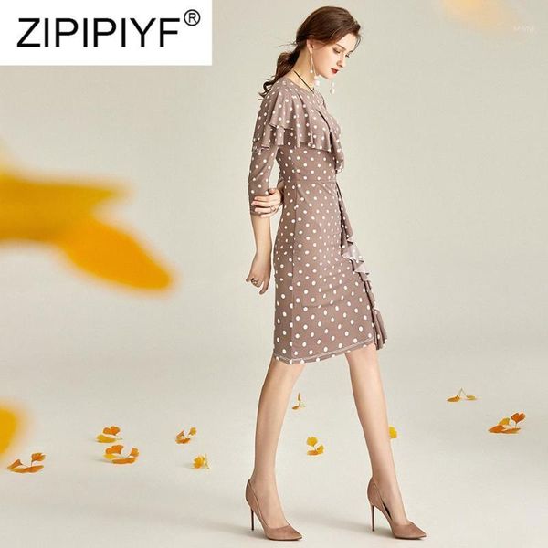 casual dresses elegant dot dress 2021 spring summer women fashion o-neck butterfly three quarter sleeve knee-length slim ruffles y1041, Black;gray
casual dresses elegant dot dress 2021 spring summer women fashion o-neck butterfly three quarter sleeve knee-length slim ruffles y1041, Black;gray
