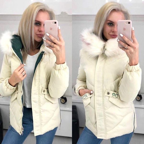 hooded winter women jacket coat warm fashion solid zipper cotton women parkas 2021 white short ladies jackets outwear cdr23371, Black
hooded winter women jacket coat warm fashion solid zipper cotton women parkas 2021 white short ladies jackets outwear cdr23371, Black