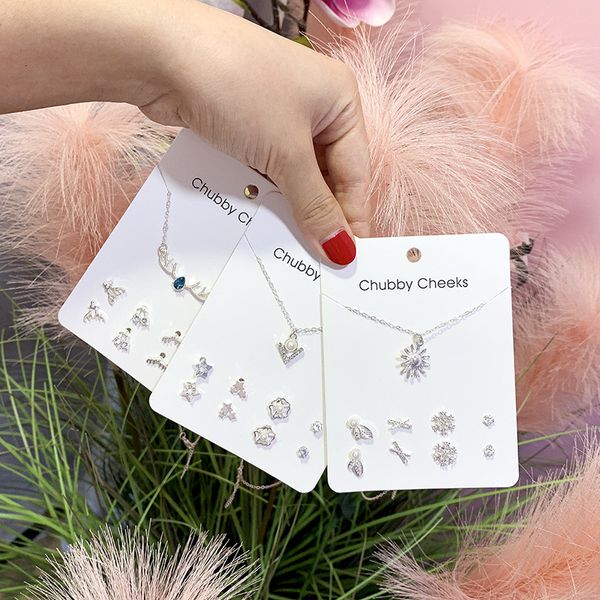 earring pinduoduo 925 set, earrings, one week combination, korean female students' personality and versatile earrings, Silver
earring pinduoduo 925 set, earrings, one week combination, korean female students' personality and versatile earrings, Silver