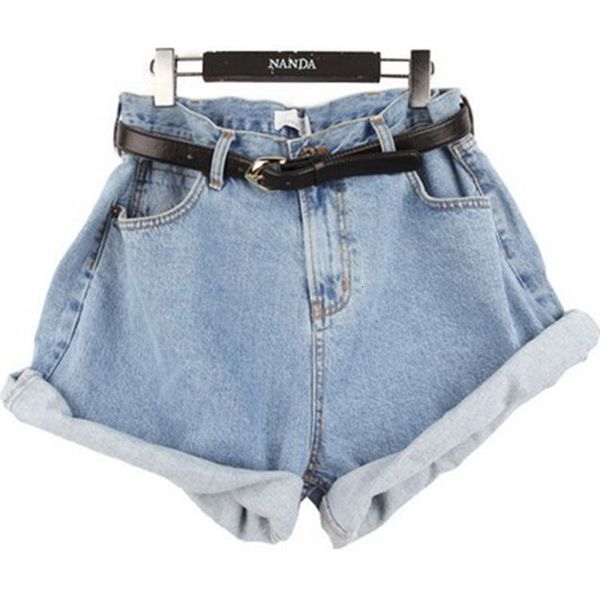 new summer denim shorts women's high waist curled ee show thin loose wide leg pants, White;black
new summer denim shorts women's high waist curled ee show thin loose wide leg pants, White;black