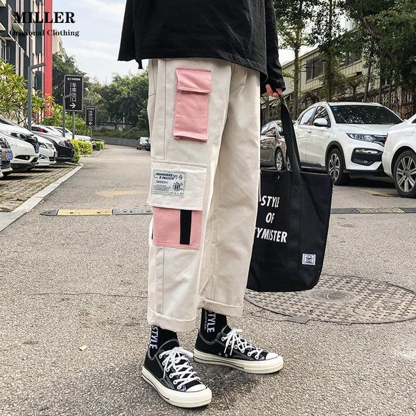 men's pants miller 2021 spring and summer korean style trendy straight overalls boys casual loose nine-point brand ml143, Black
men's pants miller 2021 spring and summer korean style trendy straight overalls boys casual loose nine-point brand ml143, Black