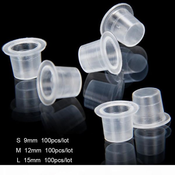 100pcs plastic microblading tattoo ink cup cap pigment clear holder container s m l size for needle tip grip power supply
100pcs plastic microblading tattoo ink cup cap pigment clear holder container s m l size for needle tip grip power supply