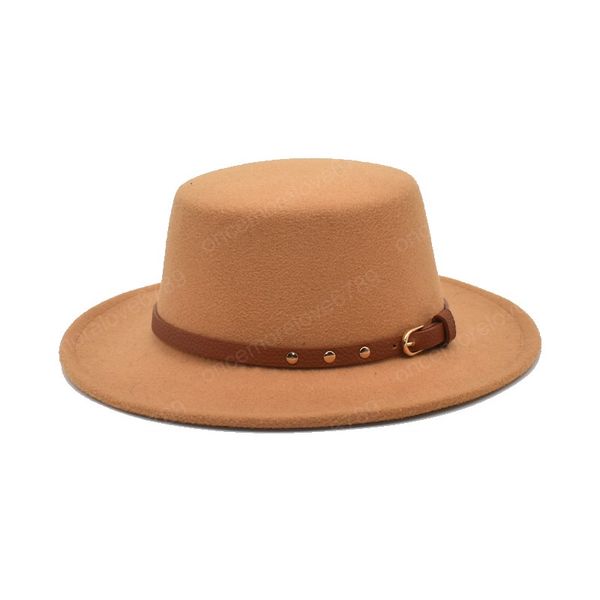 women classic fedoras hats wool flat bowler hat solid felt jazz cap vintage ladies cowboy hat, Blue;gray
women classic fedoras hats wool flat bowler hat solid felt jazz cap vintage ladies cowboy hat, Blue;gray