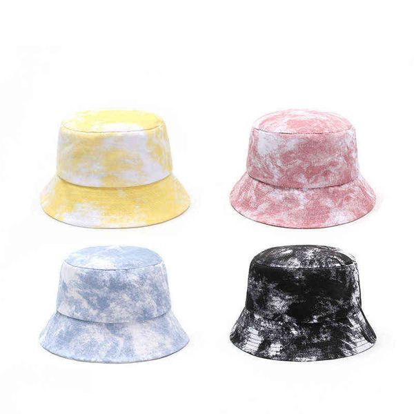 fashion personality tie-dye bucket hat women casual streetware sun hat big brim foldable beach fisherman hats g220311, Blue;gray
fashion personality tie-dye bucket hat women casual streetware sun hat big brim foldable beach fisherman hats g220311, Blue;gray