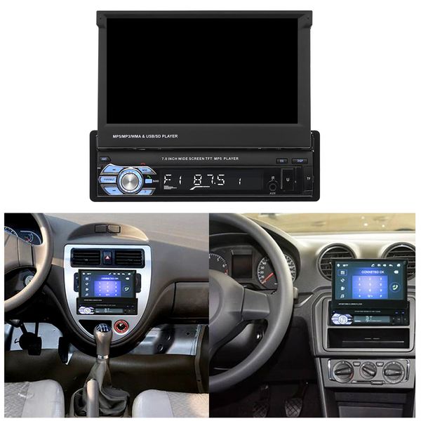 car stereo mp5 player 7 inch retractable touch screen support 1080p usb port bluetooth aux fm/am radio
car stereo mp5 player 7 inch retractable touch screen support 1080p usb port bluetooth aux fm/am radio
