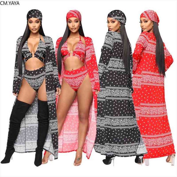 women bandanna print clock long halter neck bra panties head scarf suit beach bikinis set tracksuit swimsuit, Gray
women bandanna print clock long halter neck bra panties head scarf suit beach bikinis set tracksuit swimsuit, Gray
