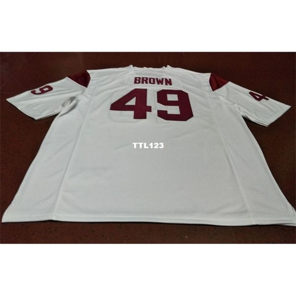 121 #49 red white michael brown usc trojans alumni college jersey s-4xlor custom any name or number jersey, Black
121 #49 red white michael brown usc trojans alumni college jersey s-4xlor custom any name or number jersey, Black