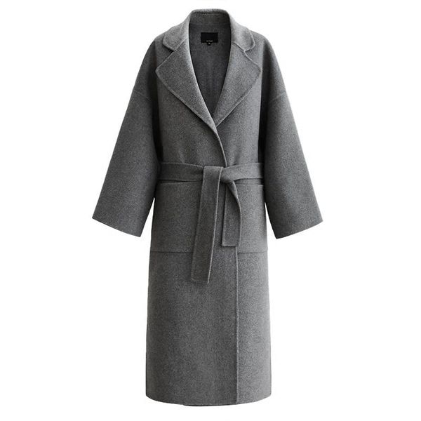 autumn winter new woolen jackets coat women elegant long overcoat loose side split office lady cashmere coat, Black
autumn winter new woolen jackets coat women elegant long overcoat loose side split office lady cashmere coat, Black