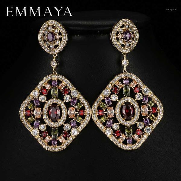 dangle & chandelier emmaya christmas gifts big brincos luxury full shiny cz crystal drop earrings for women wedding jewelry1, Silver 
dangle & chandelier emmaya christmas gifts big brincos luxury full shiny cz crystal drop earrings for women wedding jewelry1, Silver