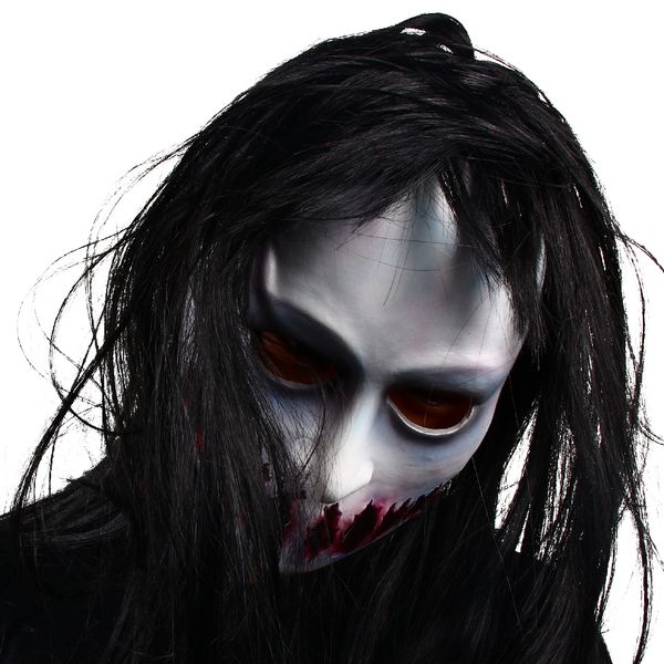 costume accessories horror mask halloween scary black long hair ghost headgear haunted house tricky props terror party costume dress up, Silver
costume accessories horror mask halloween scary black long hair ghost headgear haunted house tricky props terror party costume dress up, Silver