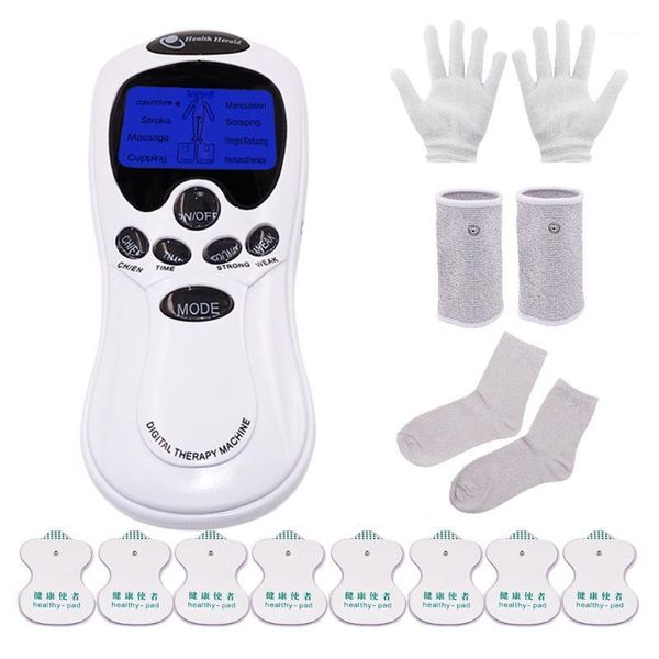 8 electrode pads electrical tens machine body pluse massager muscle stimulator pain relief tools with massage socks gloves1
8 electrode pads electrical tens machine body pluse massager muscle stimulator pain relief tools with massage socks gloves1