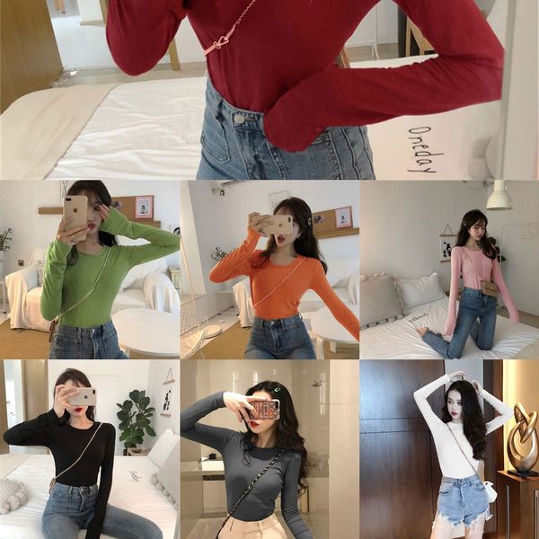 long sleeve women's ins fashion early autumn 2020 new coatkorean version students wear slim fitting solid color with bottomed inside, White
long sleeve women's ins fashion early autumn 2020 new coatkorean version students wear slim fitting solid color with bottomed inside, White