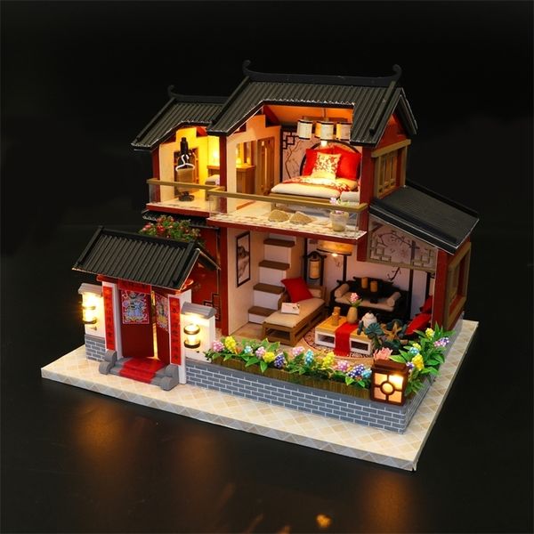 new miniature dollhouse wooden miniaturas doll house furniture assemble 3d diy dollhouse puzzle toys for children birthday gift y200413
new miniature dollhouse wooden miniaturas doll house furniture assemble 3d diy dollhouse puzzle toys for children birthday gift y200413