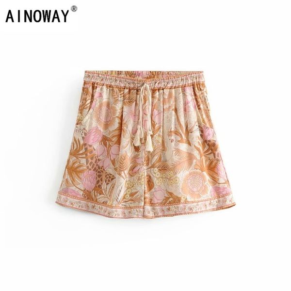 summer vintage chic women floral print tassel bohemian shorts ladies beach loose rayon boho happie shorts large size y200403, White;black
summer vintage chic women floral print tassel bohemian shorts ladies beach loose rayon boho happie shorts large size y200403, White;black