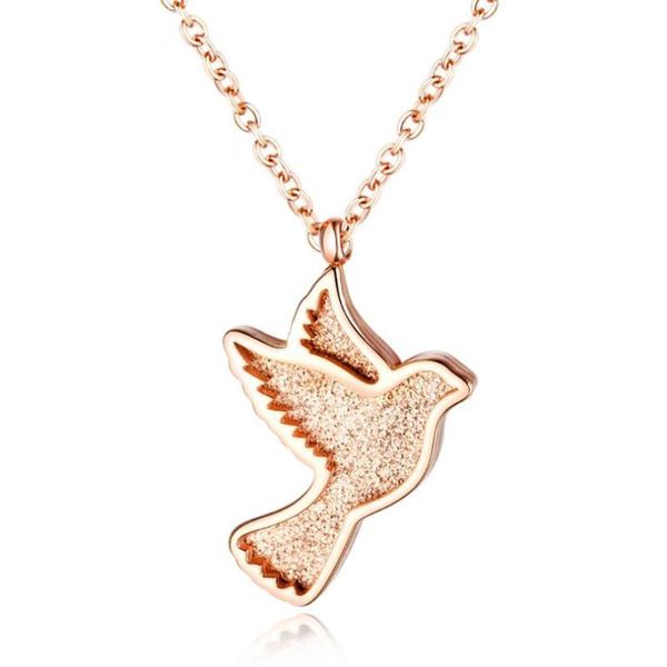 stainless steel rose gold animal bird minimalism pendant necklace mini dove bird necklaces gift for him, Silver
stainless steel rose gold animal bird minimalism pendant necklace mini dove bird necklaces gift for him, Silver