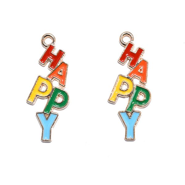 100pcs gold plated enamel colorful happy charms letter charms pendant for craft making bag cloth shoes decoration, Bronze;silver
100pcs gold plated enamel colorful happy charms letter charms pendant for craft making bag cloth shoes decoration, Bronze;silver