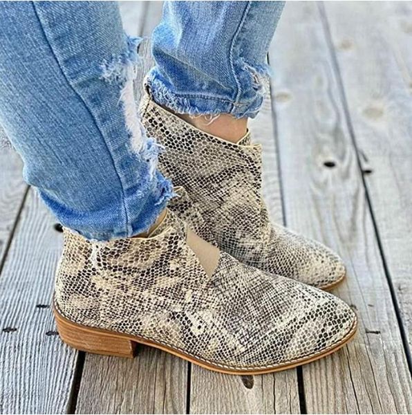 slip women's on ankle boots ladies vintage chunky heels women soft pu woman casual shoes female plus size, Black 
slip women's on ankle boots ladies vintage chunky heels women soft pu woman casual shoes female plus size, Black