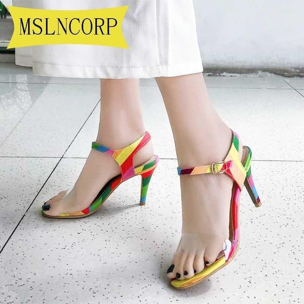 plus size 34-46 summer women high heels shoes t-stage transparent sandals gladiator pump female thin heels party wedding1, Black
plus size 34-46 summer women high heels shoes t-stage transparent sandals gladiator pump female thin heels party wedding1, Black