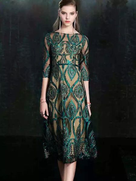 2021 new robe soiree sequin o-neck half evening dressed as women green party q1z2, Black;red
2021 new robe soiree sequin o-neck half evening dressed as women green party q1z2, Black;red