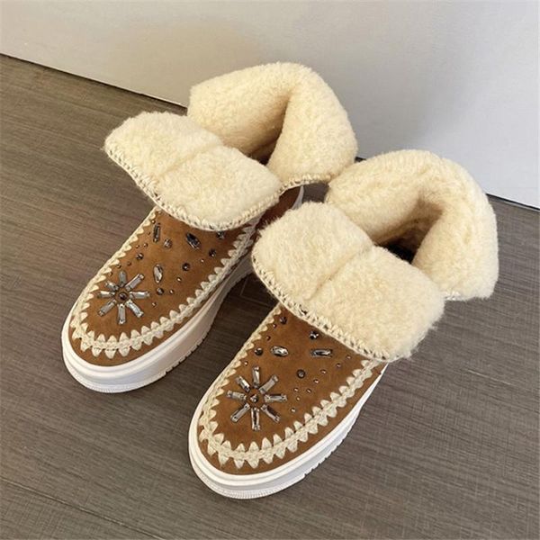 2020 winter brand new коровы suede кристалл снег сапоги женщина толстая подошва платформа теплого меховые плюшевые ботильоны номер нескользя, Black
2020 winter brand new коровы suede кристалл снег сапоги женщина толстая подошва платформа теплого меховые плюшевые ботильоны номер нескользя, Black