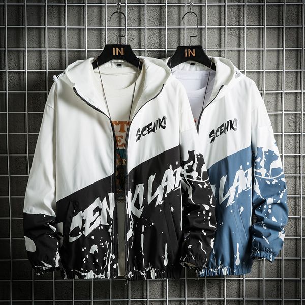 2021 new korean style trend stitching camouflage hooded jacket japanese fashion brand loose casual men's clothing as18, Black;brown
2021 new korean style trend stitching camouflage hooded jacket japanese fashion brand loose casual men's clothing as18, Black;brown