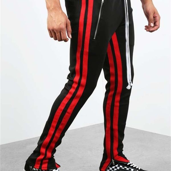 2019 new high street fashion brand spring sports two bar color matching zipper men's pants leggings, Gray
2019 new high street fashion brand spring sports two bar color matching zipper men's pants leggings, Gray