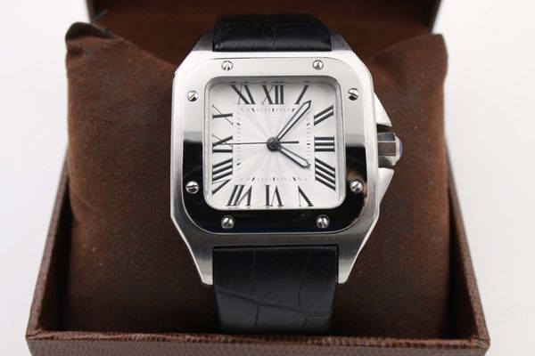 classic mens sports watches 42mm square dial automatic mechanical leather strap folding buckle sapphire glass luxury mens wristwatch, Slivery;brown
classic mens sports watches 42mm square dial automatic mechanical leather strap folding buckle sapphire glass luxury mens wristwatch, Slivery;brown