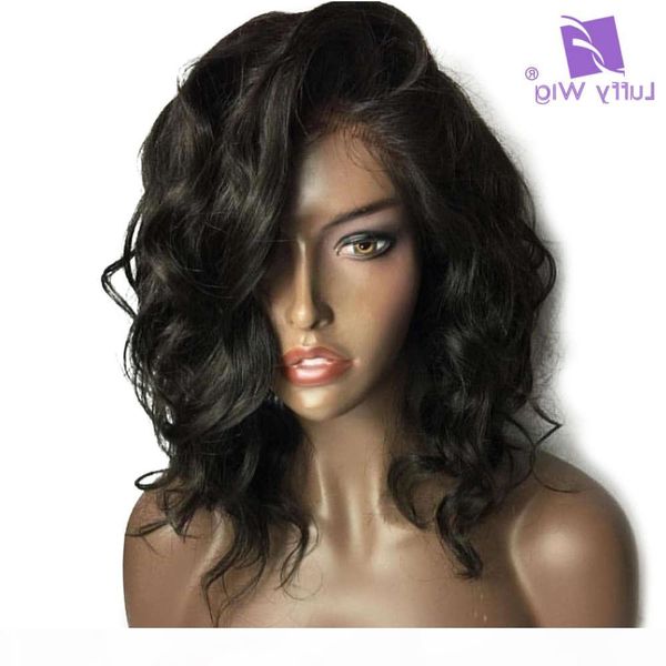 13x4 pre plucked short front human wigs natural wave bob 4x4 lace closure wig 180% density malaysian remy hair luffy, Black;brown
13x4 pre plucked short front human wigs natural wave bob 4x4 lace closure wig 180% density malaysian remy hair luffy, Black;brown
