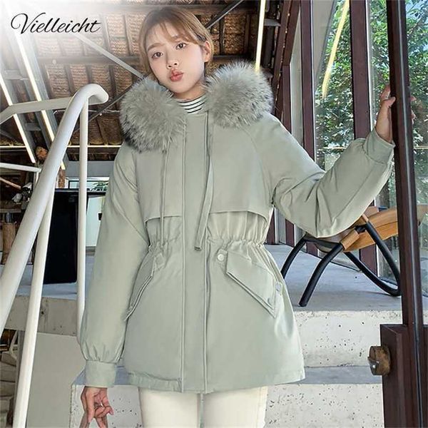 vielleicht casual loose fur liner hooded winter parkas women fashion solid thick short coats elegant cotton jackets female 211216, Black
vielleicht casual loose fur liner hooded winter parkas women fashion solid thick short coats elegant cotton jackets female 211216, Black