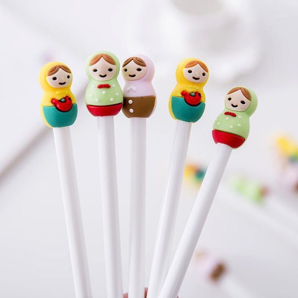 1 pcs new cute korean cute doll modeling creative gel pens signing pen for kids novelty gift stationery school supplies1
1 pcs new cute korean cute doll modeling creative gel pens signing pen for kids novelty gift stationery school supplies1