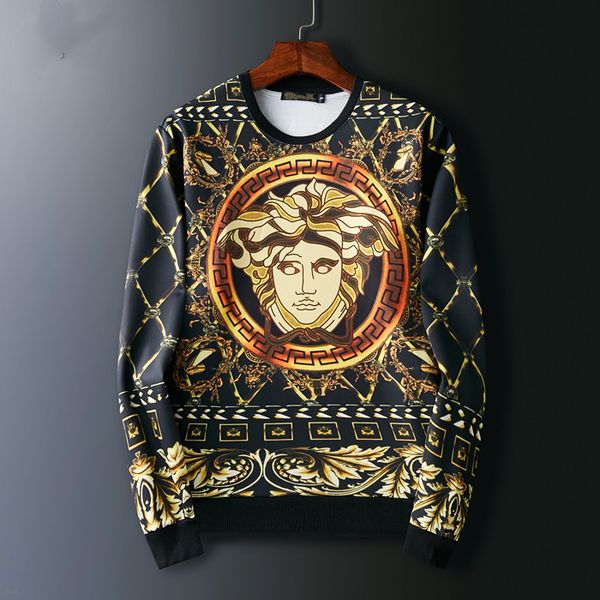 new fashion high-quality solid-color sportswear designer men's wear women's wear hip-hop pullover long-sleeved sweater, Black
new fashion high-quality solid-color sportswear designer men's wear women's wear hip-hop pullover long-sleeved sweater, Black
