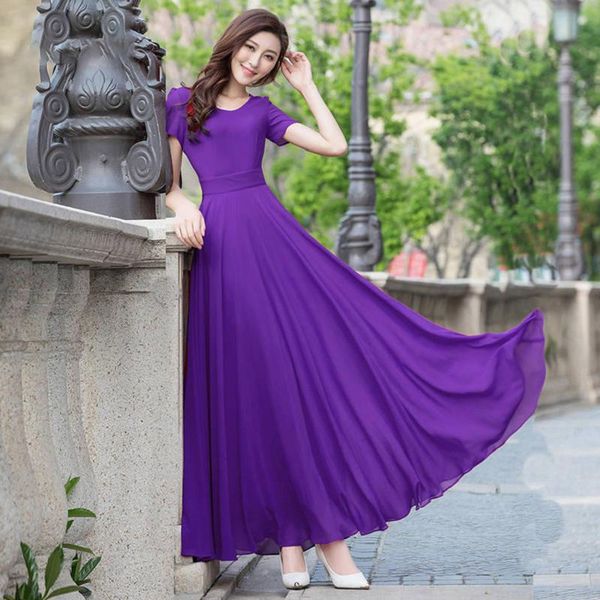 summer fashion elegant short sleeve ankle-length a-line chiffon simple waist was thin plus size party coctail dress 9948, White;pink
summer fashion elegant short sleeve ankle-length a-line chiffon simple waist was thin plus size party coctail dress 9948, White;pink